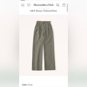 Abercrombie Sloane Tailored Pant
